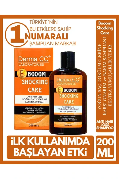 DERMA CC LABORATORIES Derma CC Boom Shocking Şampuan 200 Ml