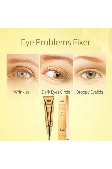 TWG Polipeptid Hyaluronik Asit C vitamini Anti-Kırışıklık Gözaltı Kremi - Resim 3
