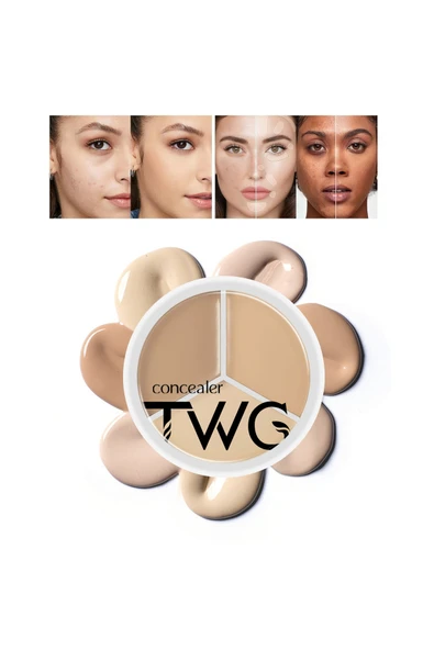 TWG Three Color Fondoten 3 Farklı Tonda Kapatıcı - 3
