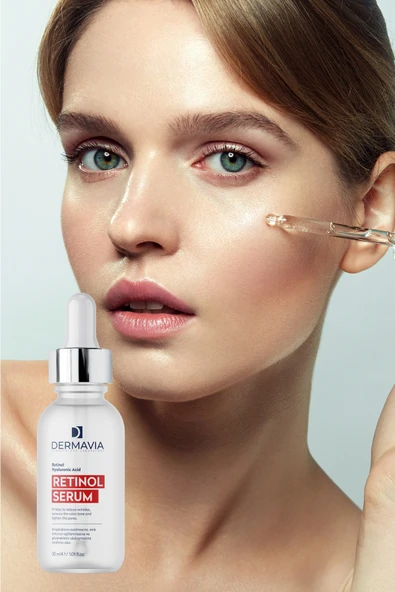 DERMAVİA Onarıcı, Besleyici & Yenileyici Retinol Serum Genç Görünüm 30 Ml - 4
