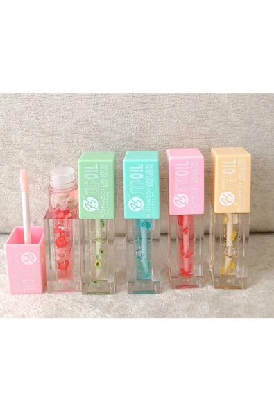 RS RONASSİ COSMETİCS meyveli ve meyve parçacıklı lipgloss (1ad) stk-0055