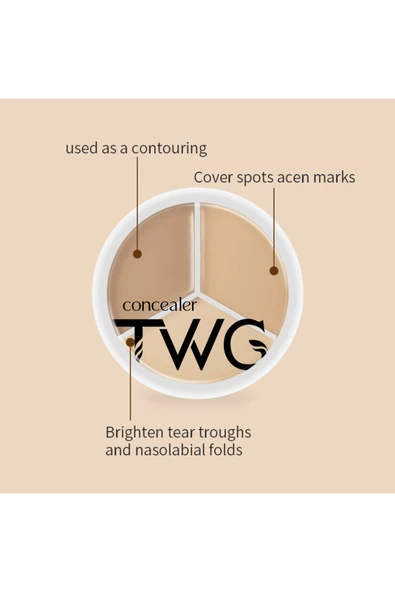 TWG Three Color Fondoten 3 Farklı Tonda Kapatıcı - 4