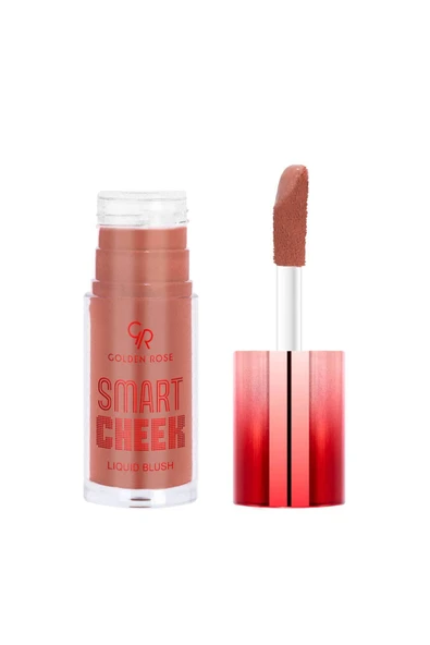 GOLDEN ROSE Smart Cheek Liquid Blusher 105- Bakır  Likit Allık 6 ml - 3