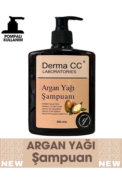 DERMA CC LABORATORIES Argan Oil Shampoo - Argan Yağı Şampuanı 500 ml ürün görseli
