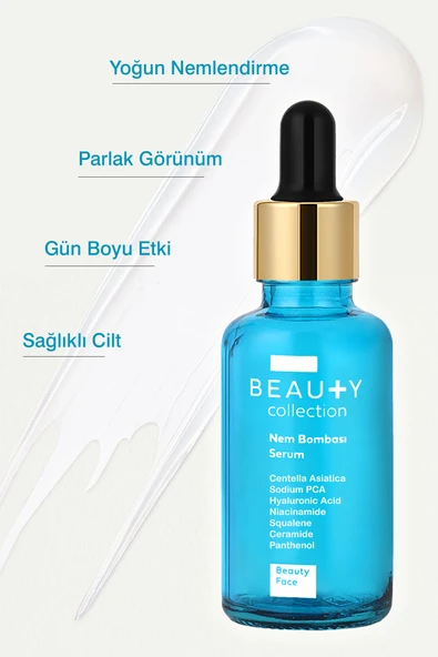 BEAUTY COLLECTİON Nem Bombası Yoğun Nemlendirici Besleyici Antiaging Ekili Serum - 3