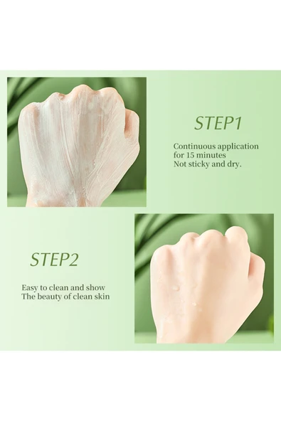 TWG Yeşil Çay Özlü Arındırıcı Yüz Maskesi 120g - 8