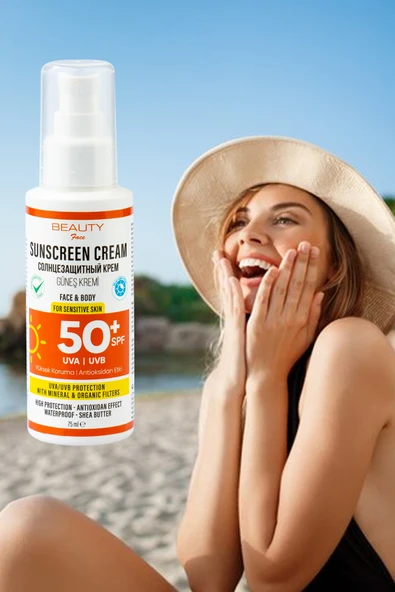 BEAUTY FACE 50 Spf Antioksidan Etkili Leke Oluşumunu Önleyen Güneş Kremi – 75 ml - 5