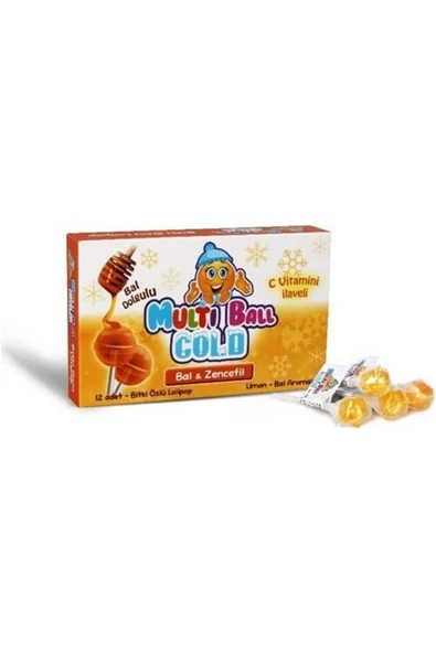 MULTİBALL Cold Bal Zencefil Lolipop 1