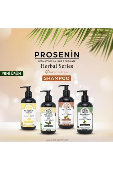 PROSENİN Herbal Series Argan & Keratin Dökülme Karşıtı Şampuanı 250 ml - 2