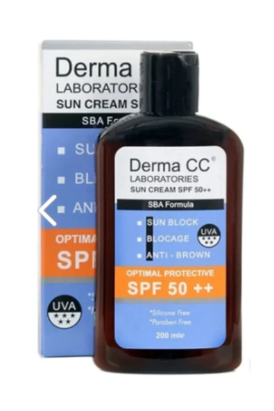 DERMA CC LABORATORIES Derma Cc Güneş Kremi Spf50 ( Plus Plus ) 200ml - Sun Block - Antı Brown - Blocage