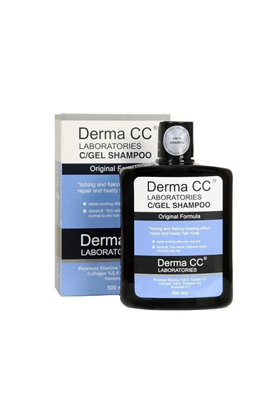 DERMA CC LABORATORIES C/gel Shampoo - Saç Köklerini Onaran Bakım Şampuanı 500 ml - 2
