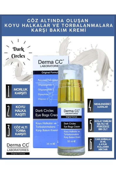 DERMA CC LABORATORIES Dark Circles Eye Bags Cream 35 ml ürün görseli