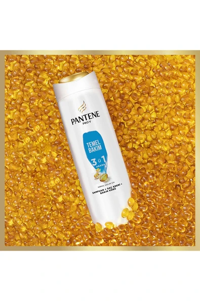 PANTENE Şampuan 350 Ml 3 ün 1 Temel Bakım - 3