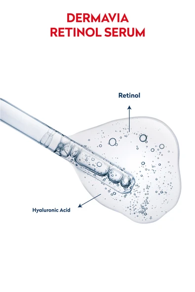 DERMAVİA Onarıcı, Besleyici & Yenileyici Retinol Serum Genç Görünüm 30 Ml - 5