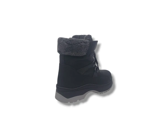 Vicco Alexis Siyah Kız Çocuk Kürklü Bot - Resim 5