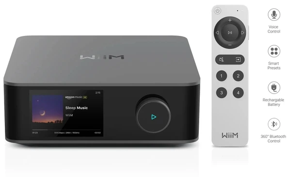 Wiim Amp Ultra Streaming Stereo Amplifier Space Grey ürün görseli