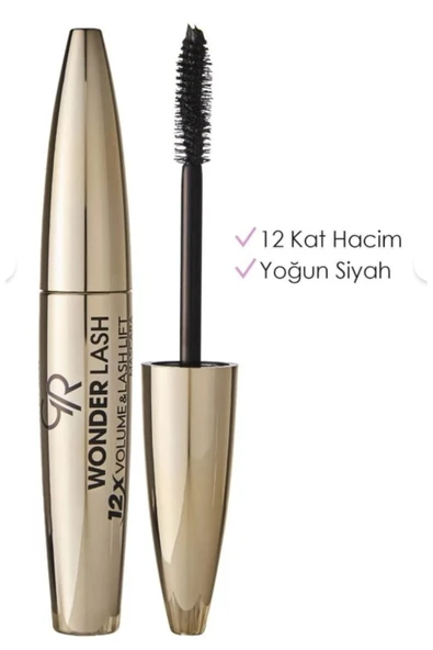 GOLDEN ROSE Wonder Lash Mascara Güvenlik Bandli Dökme