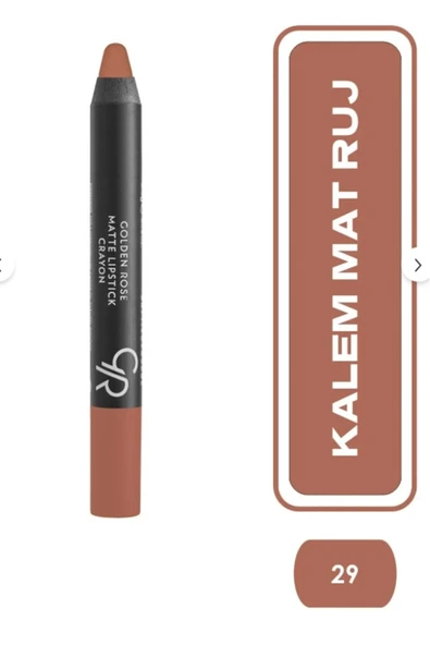 GOLDEN ROSE Matte Lipstick Crayon No:29 ürün görseli