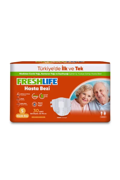 FRESHLİFE Small Yetişkin Hasta Bezi 30 Adet - 2