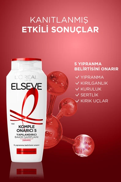 ELSEVE Komple Onarıcı 5 Yapılandırıcı Bakım Şampuanı 300 ml - 2