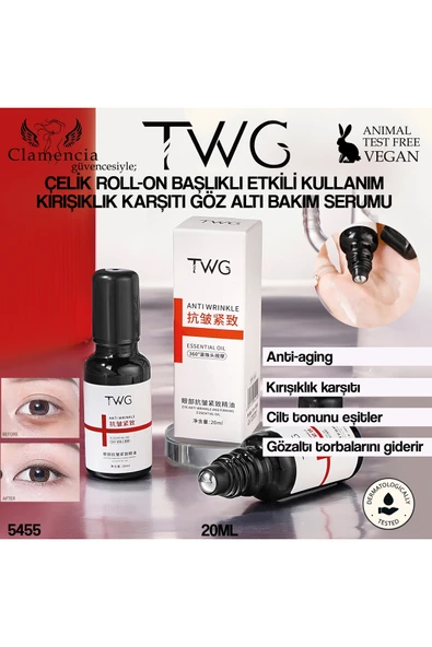 TWG Kırışıklık Karşıtı& Sıkılaştırıcı Göz Altı Bakım Serumu 20ml ürün görseli
