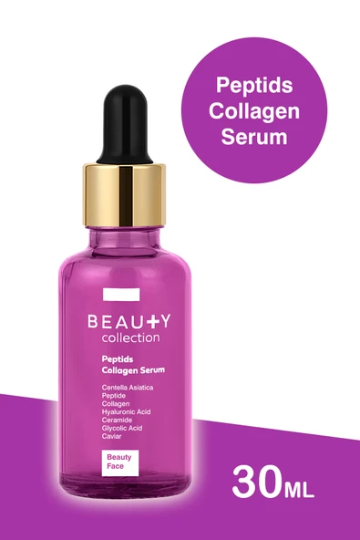 BEAUTY COLLECTİON Peptids Collagen Cilt Yenileyici Kırışıklık Önleyici Onarıcı Besleyici Serum