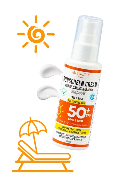 BEAUTY FACE 50 Spf Antioksidan Etkili Leke Oluşumunu Önleyen Güneş Kremi – 75 ml - 3