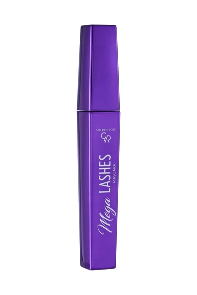 GOLDEN ROSE Mega Lashes Mascara Çift Taraflı Esnek Fırçalı Yoğun Siyah Maskara 12 ml - 2