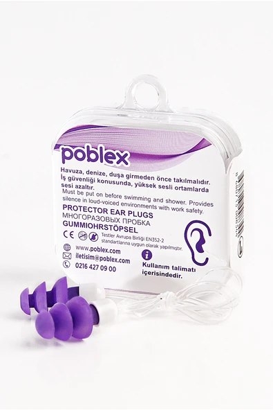 POBLEX Çam Tipi Kulak Tıkacı - Large - 2