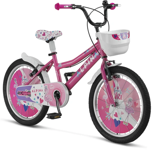 ÜMİT 2047 ALPINA-L-BMX-V 330H KIZ ÇOCUK BİSİKLETİ 20 JANT PEMBE ürün görseli