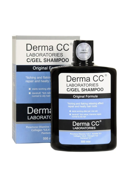 DERMA CC LABORATORIES C/gel Shampoo - Saç Köklerini Onaran Bakım Şampuanı 500 ml - 3