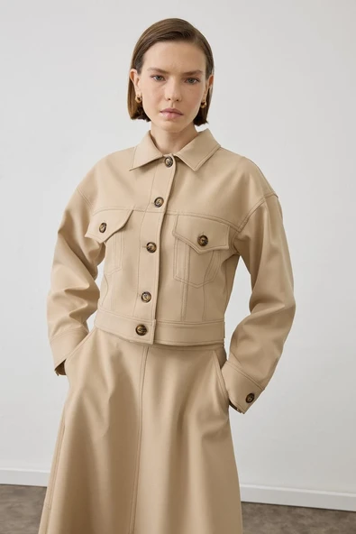 Parıs Dikiş Detaylı Ceket Etekli Takım Terzi Dükkanı - 2