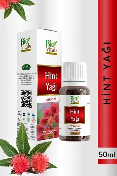 BİO VİTALS Hint Yağı 50 ml