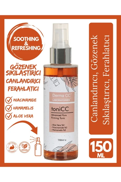 DERMA CC LABORATORIES Skin Pore Tonic - Sıkılaştırıcı Cilt Bakım Toniği 150 ml