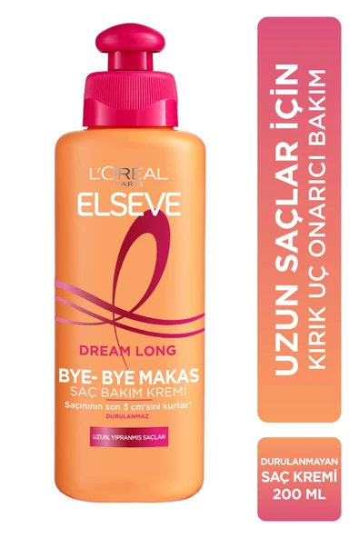 ELSEVE L'oréal Paris Dream Long Bye-bye Makas Saç Bakım Kremi 200 ml ürün görseli