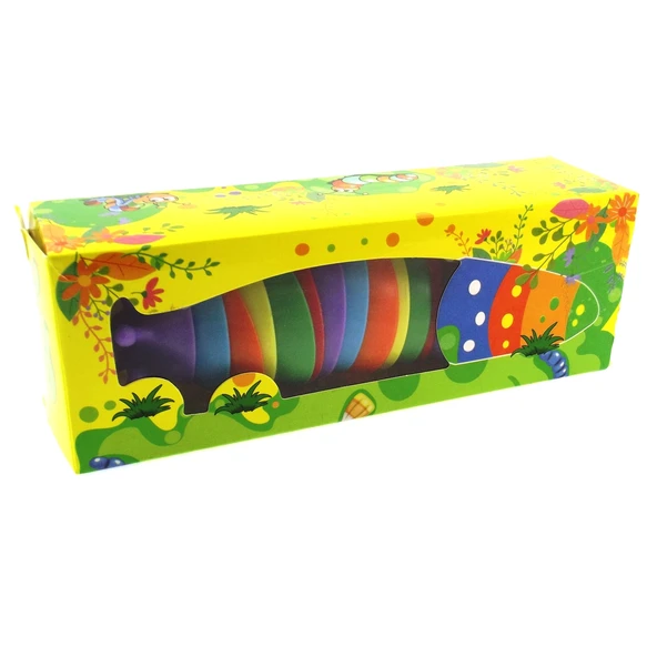 Kıvrılabilen Renkli Plastik Salyangoz Mavi - 2