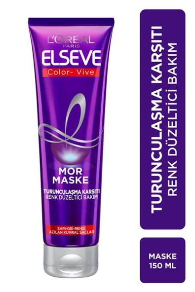ELSEVE Color-vive Purple Maske Turunculaşma Karşıtı Mor Maske 150 Ml ürün görseli