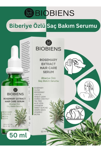 BİOBİENS Biberiye Özlü Saç Bakım Serumu 50 ml - 2