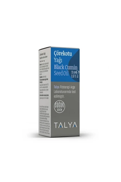 TALYA Çörekotu Yağı, Soğuk Sıkım, %100 Saf Ve Doğal, 20 ml - 2