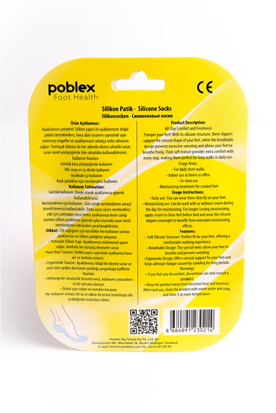 POBLEX SİLİKON PATİK - Resim 2