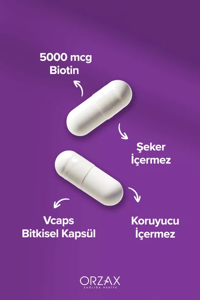 OCEAN Biotin 5000 Mcg 60 Kapsül - Resim 3