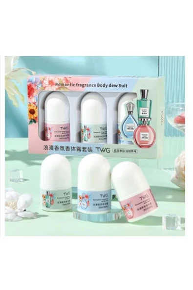 TWG Clamencia TWG Roll-on Parfüm Seti (1 kutu=20ml*3ad.) ürün görseli