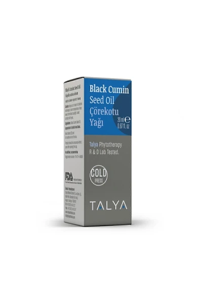 TALYA Çörekotu Yağı, Soğuk Sıkım, %100 Saf Ve Doğal, 20 ml - 3