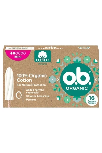 O.B. O.B. Organik Mini Tampon 16’lı - 2