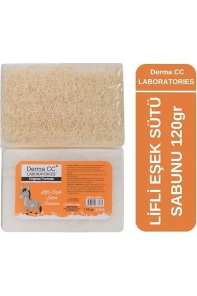 DERMA CC LABORATORIES Eşek Sütü Sabunu Lifli 120 gr