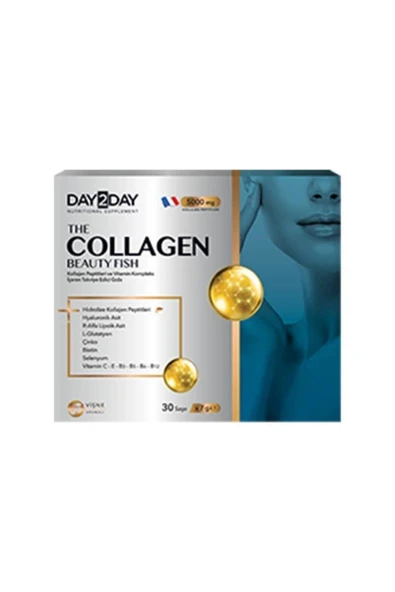 DAY2DAY THE COLLAGEN BEAUTY FISH 30 SAŞE VİŞNE AROMALI ürün görseli