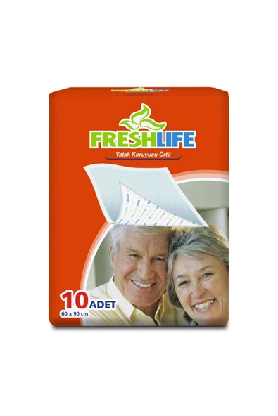FRESHLİFE Yatak Koruyucu Örtü 60x90 Cm 10 Adet - 2