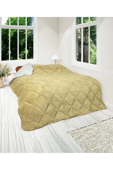 WELSOFT YORGAN ÇİFT KİŞİLİK YORGAN 200*220 ÇİFT TARAFLI-Yeşil