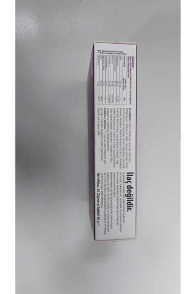 FARMA AS RUBAVOM-E 24 ÇİĞNEME TABLETİ ZENCEFİK /KRANFİL/TIBBİ NANE EKSTRESİ - 2