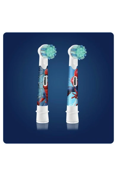 ORAL-B Stages Çocuklar Için Diş Fırçası Yedek Başlığı Spiderman 2 Li - Resim 5